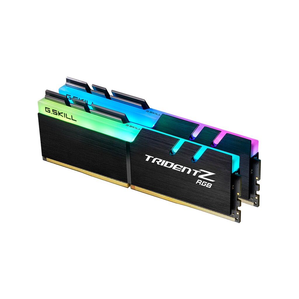 Комплект модулей памяти G. SKILL TridentZ RGB F4-3200C16D-16GTZRX DDR4 16GB (Kit 2x8GB) 3200MHz от компании icopy - фото 1