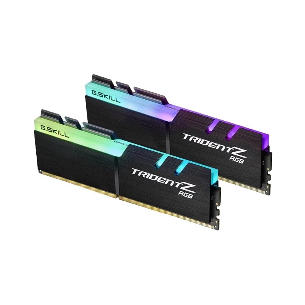 Комплект модулей памяти G. SKILL TridentZ RGB F4-3200C16D-32GTZR DDR4 32GB (Kit 2x16GB) 3200MHz от компании icopy - фото 1