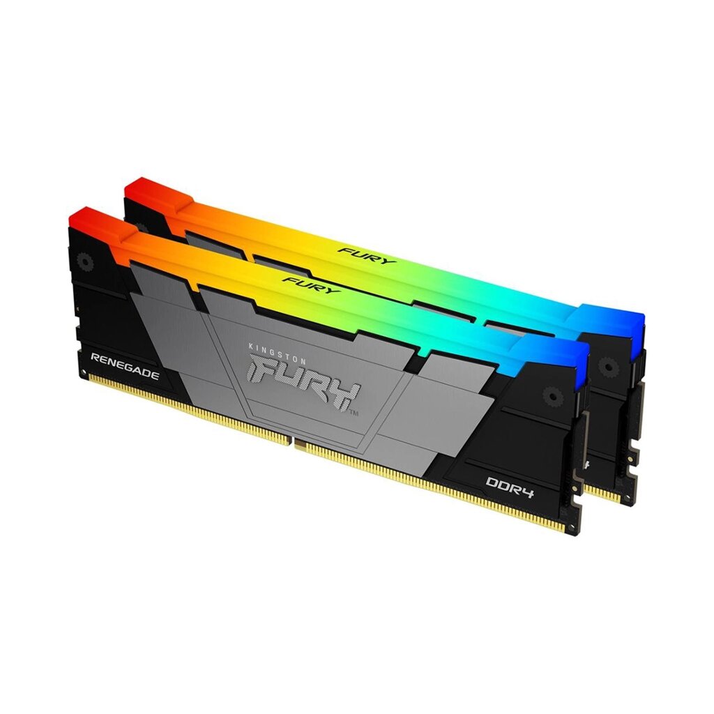 Комплект модулей памяти Kingston FURY Renegade RGB KF432C16RB12AK2/32 DDR4 32GB (Kit 2x16GB) 3200MHz от компании icopy - фото 1