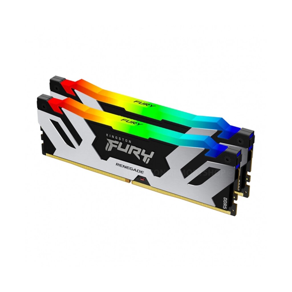 Комплект модулей памяти Kingston FURY Renegade RGB KF560C32RSAK2-32 DDR5 32GB (Kit 2x16GB) 6000MHz от компании icopy - фото 1