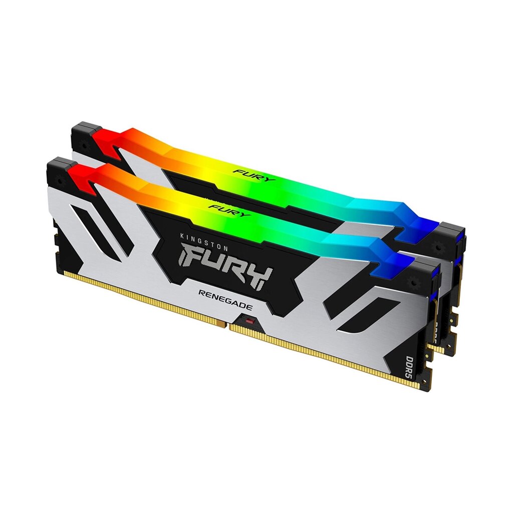 Комплект модулей памяти Kingston FURY Renegade RGB XMP KF564C32RSAK2-32 DDR5 32GB (Kit 2x16GB) 6400M от компании icopy - фото 1