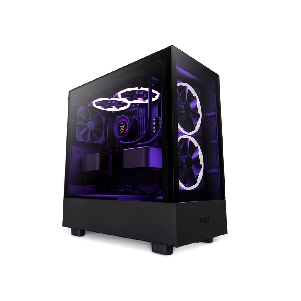 Компьютерный корпус NZXT H5 Elite CC-H51EB-01 Black без Б/П от компании icopy - фото 1