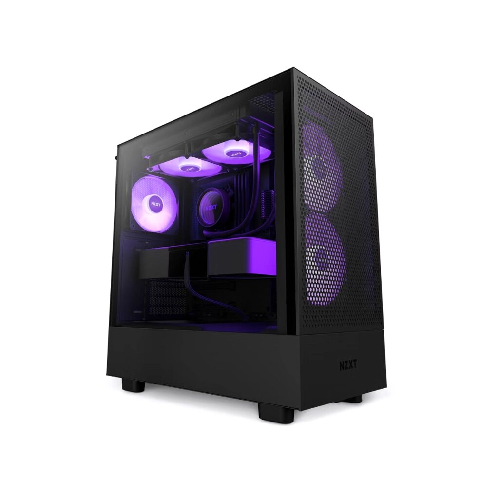 Компьютерный корпус NZXT H5 Flow RGB CC-H51FB-R1 Black без Б/П от компании icopy - фото 1