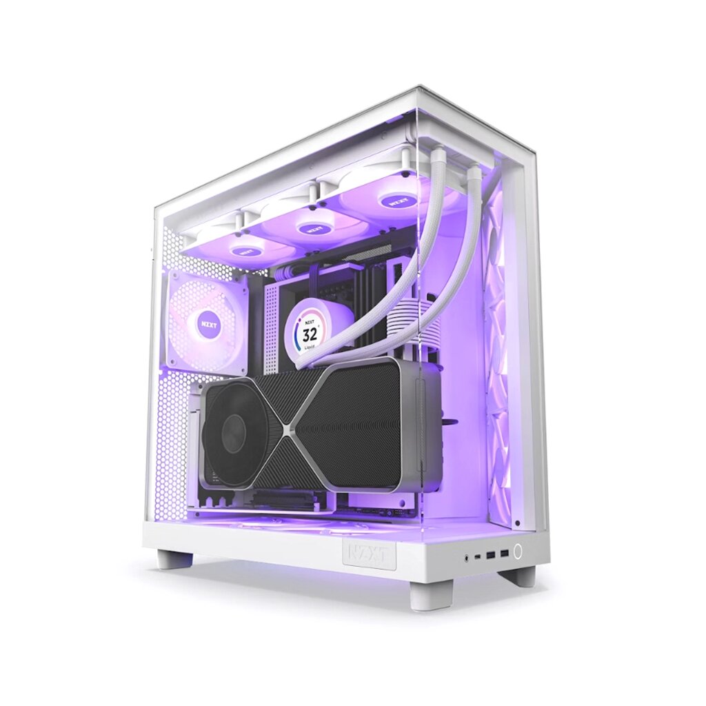 Компьютерный корпус NZXT H6 Flow RGB CC-H61FW-R1 White без Б/П от компании icopy - фото 1