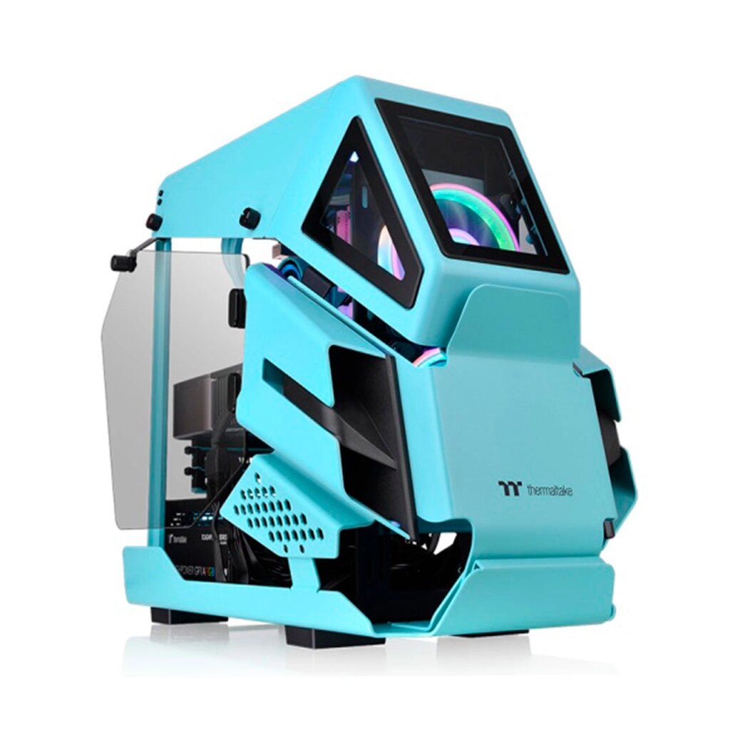 Компьютерный корпус Thermaltake AH T200 Turquoise без Б/П от компании icopy - фото 1