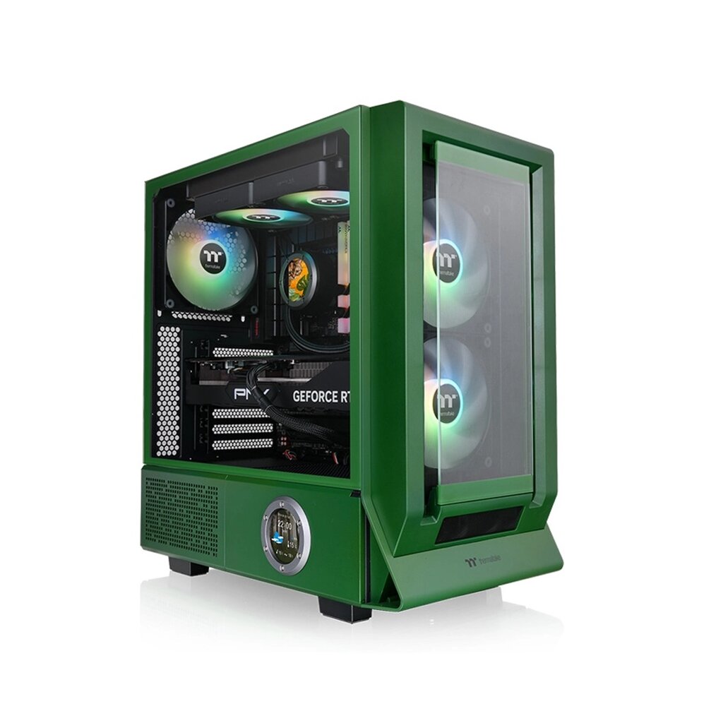 Компьютерный корпус Thermaltake Ceres 350 MX Racing Green без Б/П от компании icopy - фото 1