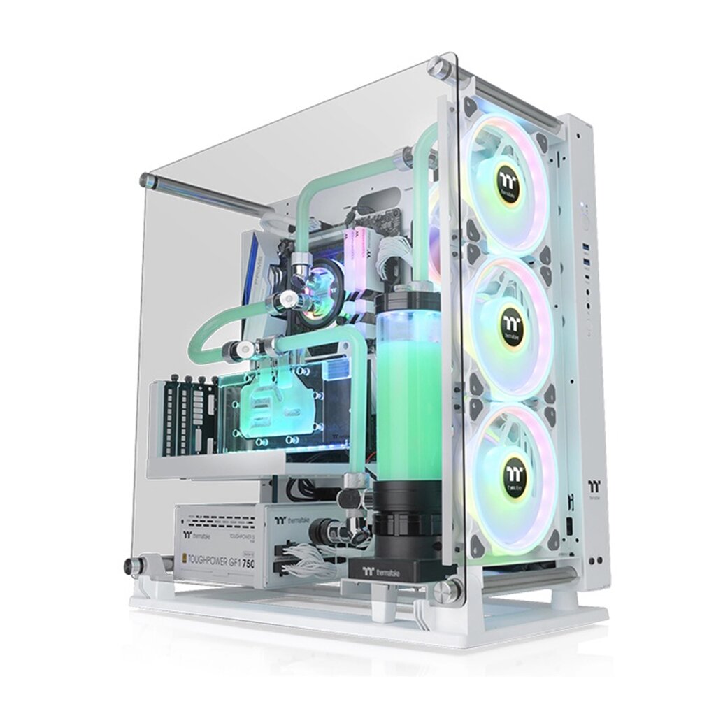 Компьютерный корпус Thermaltake Core P3 TG Pro Snow без Б/П от компании icopy - фото 1