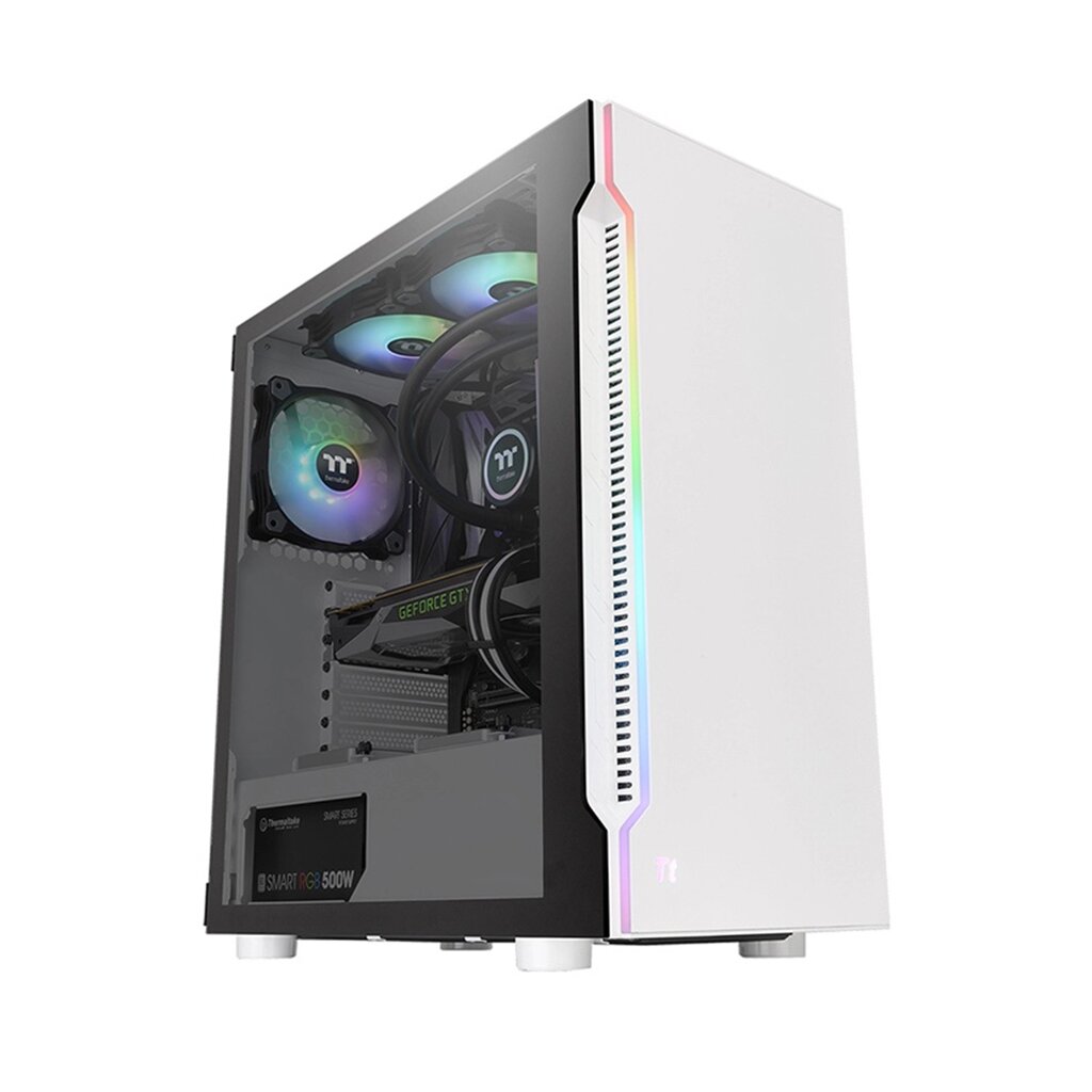 Компьютерный корпус Thermaltake H200 TG White RGB без Б/П от компании icopy - фото 1