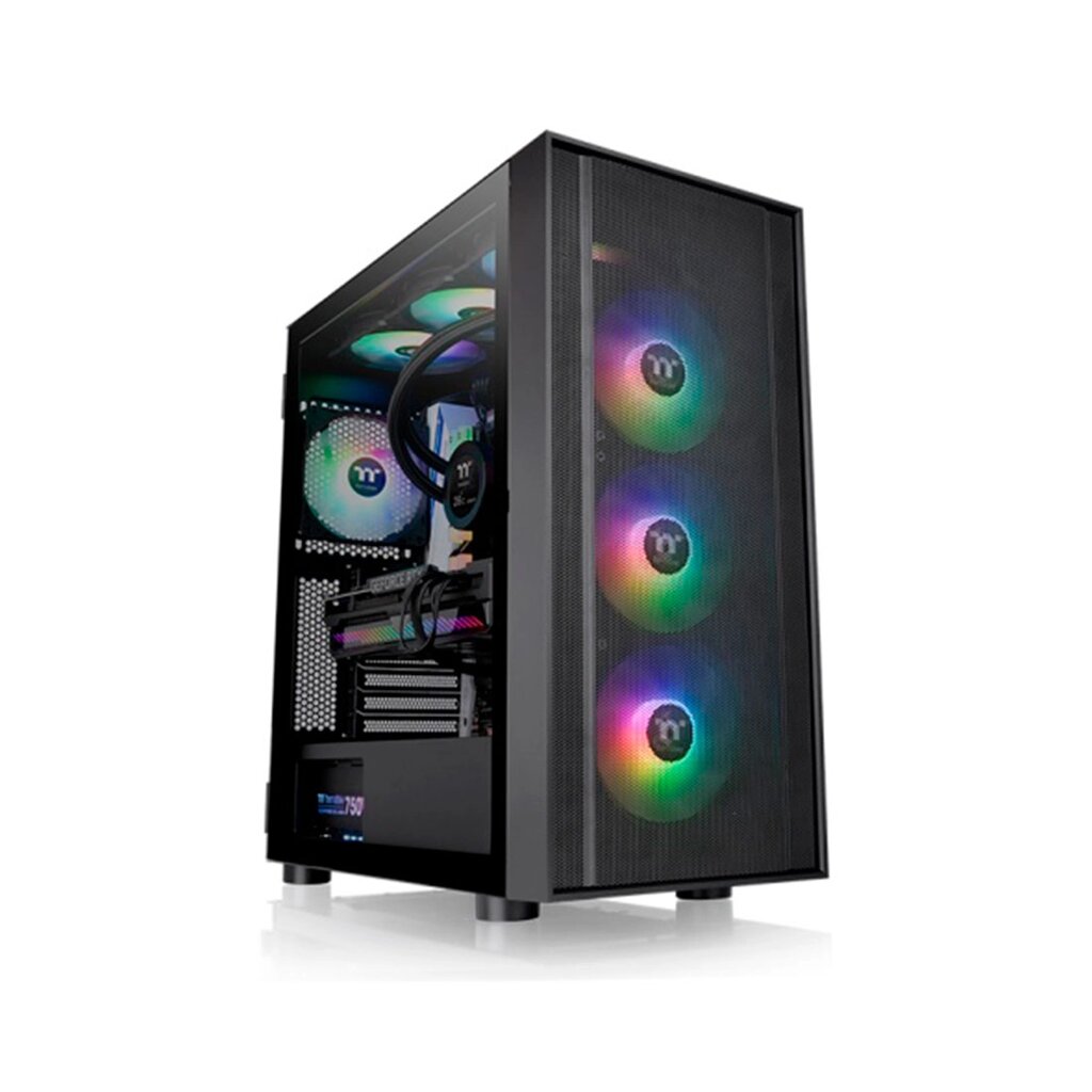 Компьютерный корпус Thermaltake H570 TG ARGB Black без Б/П от компании icopy - фото 1