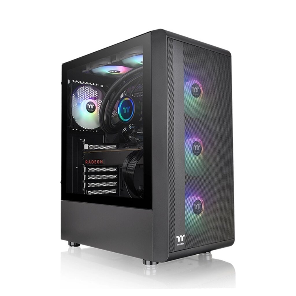 Компьютерный корпус Thermaltake S200 TG ARGB Black без Б/П от компании icopy - фото 1