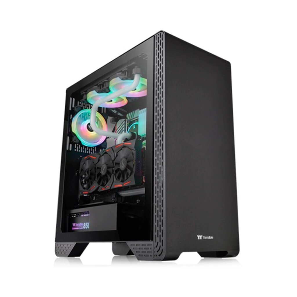 Компьютерный корпус Thermaltake S300 TG Black без Б/П от компании icopy - фото 1