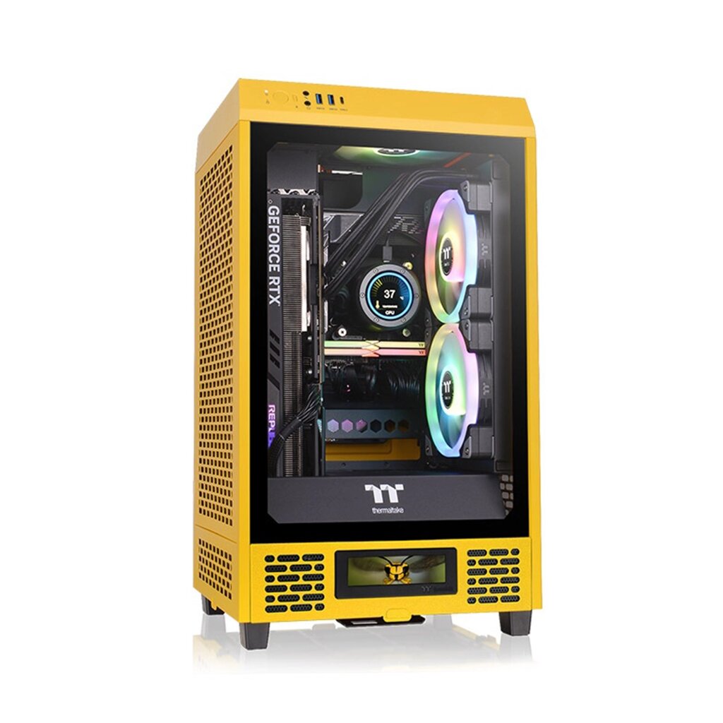 Компьютерный корпус Thermaltake The Tower 200 Bumblebee без Б/П от компании icopy - фото 1