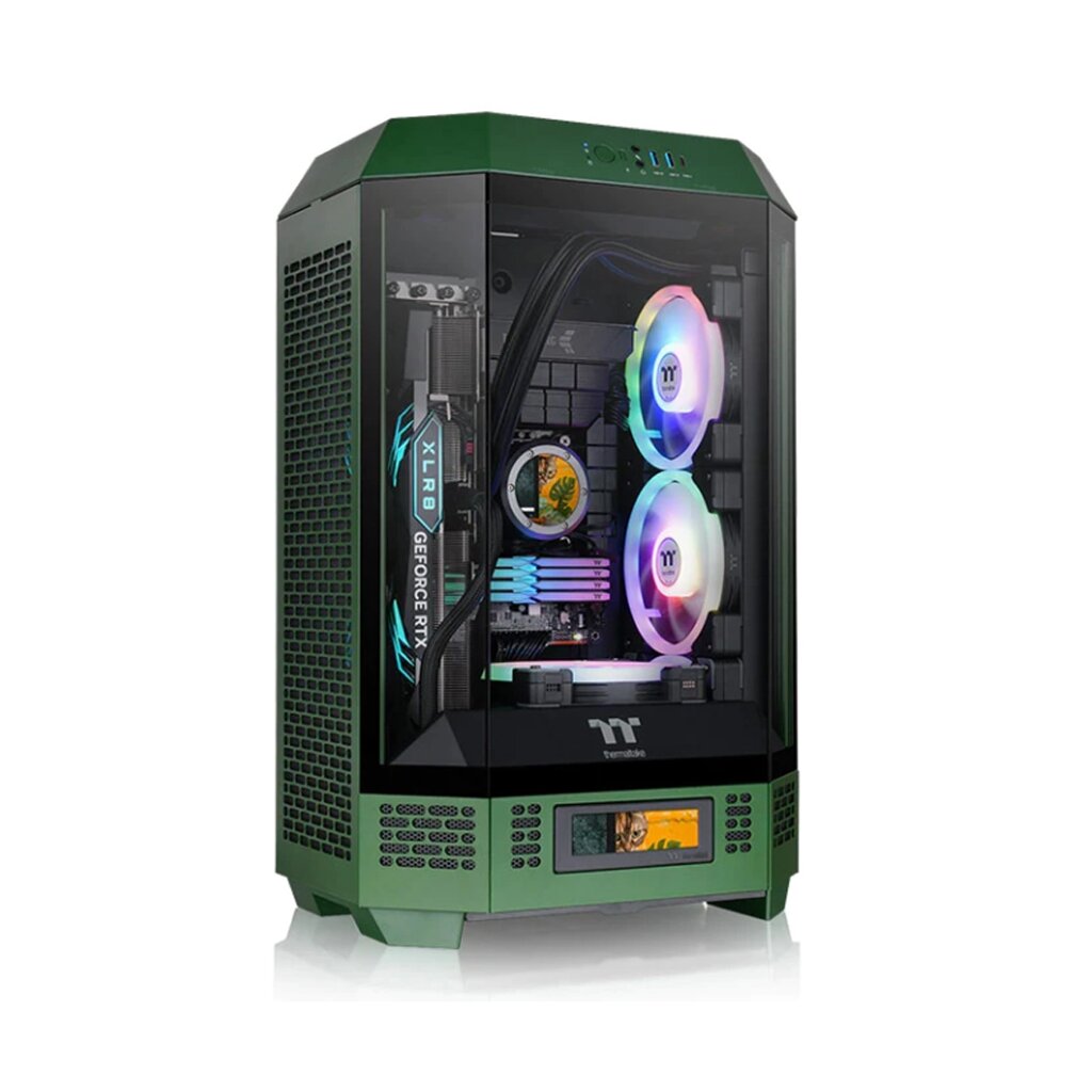 Компьютерный корпус Thermaltake The Tower 300 Racing Green без Б/П от компании icopy - фото 1