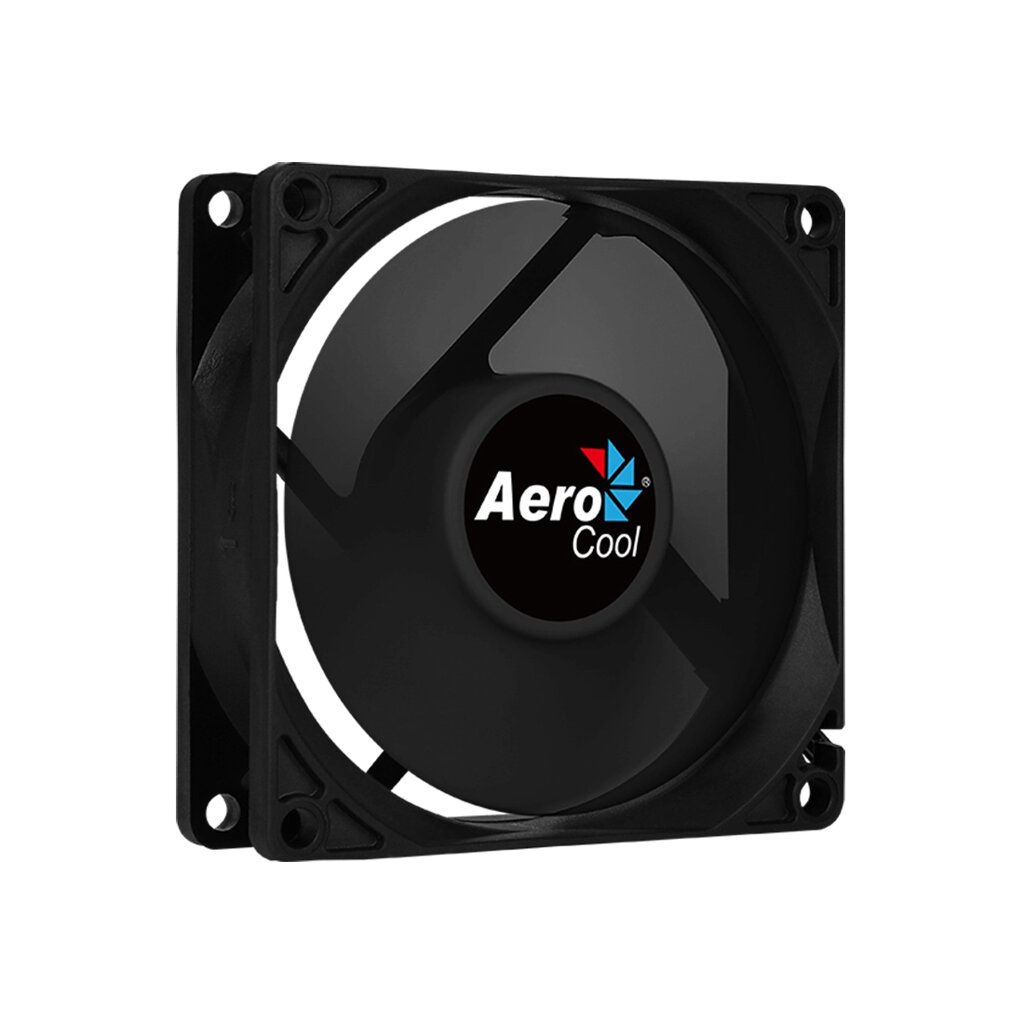 Кулер для компьютерного корпуса AeroCool FORCE 8 Black Molex + 3P от компании icopy - фото 1