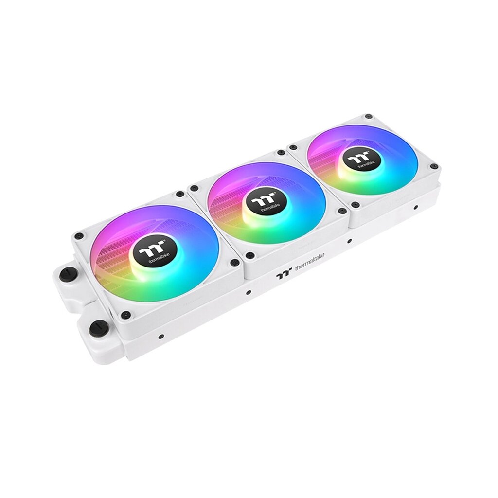 Кулер для компьютерного корпуса Thermaltake CT120 ARGB Sync PC Cooling Fan White (3 pack) от компании icopy - фото 1