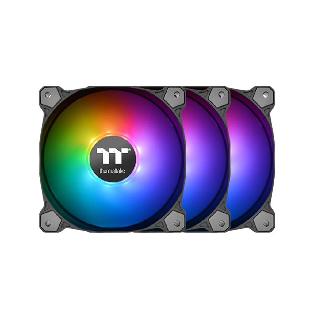 Кулер для компьютерного корпуса Thermaltake Pure Plus 12 RGB TT Premium Edition (3-Fan Pack) от компании icopy - фото 1