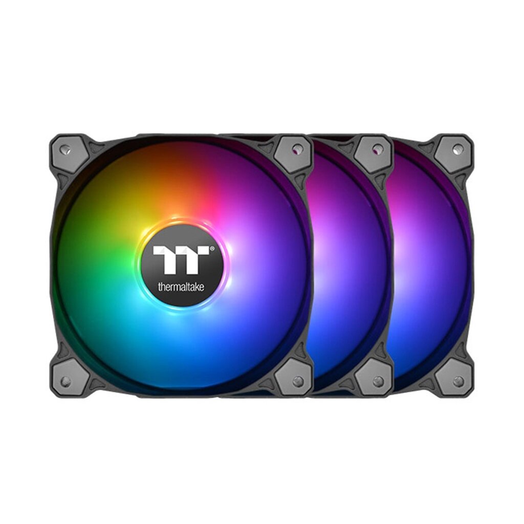 Кулер для компьютерного корпуса Thermaltake Pure Plus 14 RGB TT Premium Edition (3-Fan Pack) от компании icopy - фото 1