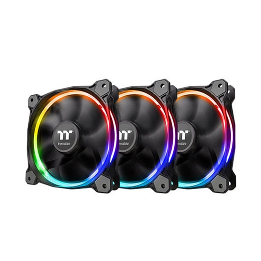 Кулер для компьютерного корпуса Thermaltake Riing 12 RGB Sync Edition (3-Fan Pack) от компании icopy - фото 1