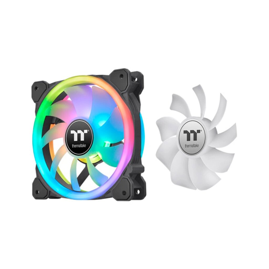 Кулер для компьютерного корпуса Thermaltake SWAFAN 14 RGB Radiator Fan TT Premium Edition (3-Fan Pac от компании icopy - фото 1