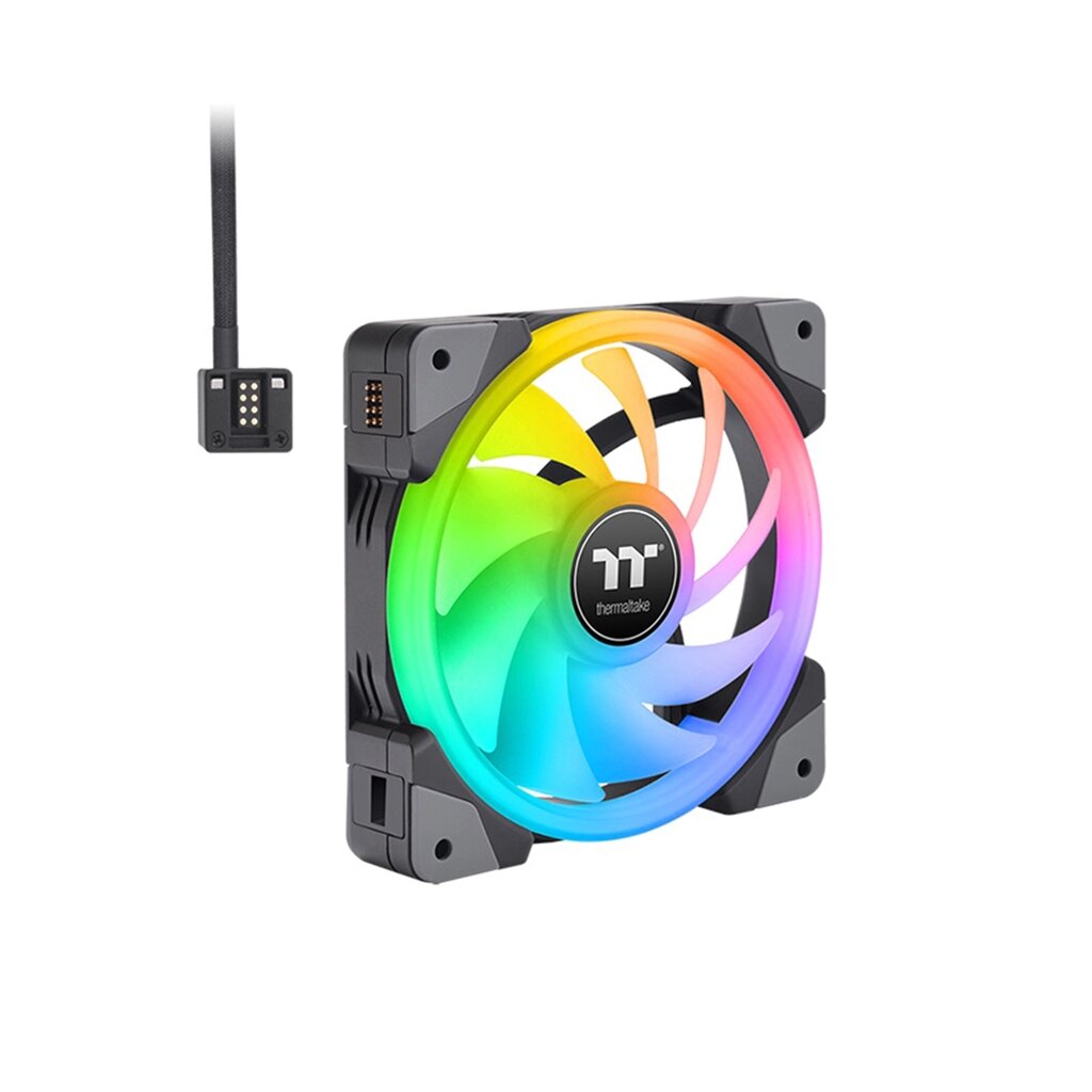 Кулер для компьютерного корпуса Thermaltake SWAFAN EX12 RGB PC Cooling Fan (3-Fan Pack) от компании icopy - фото 1