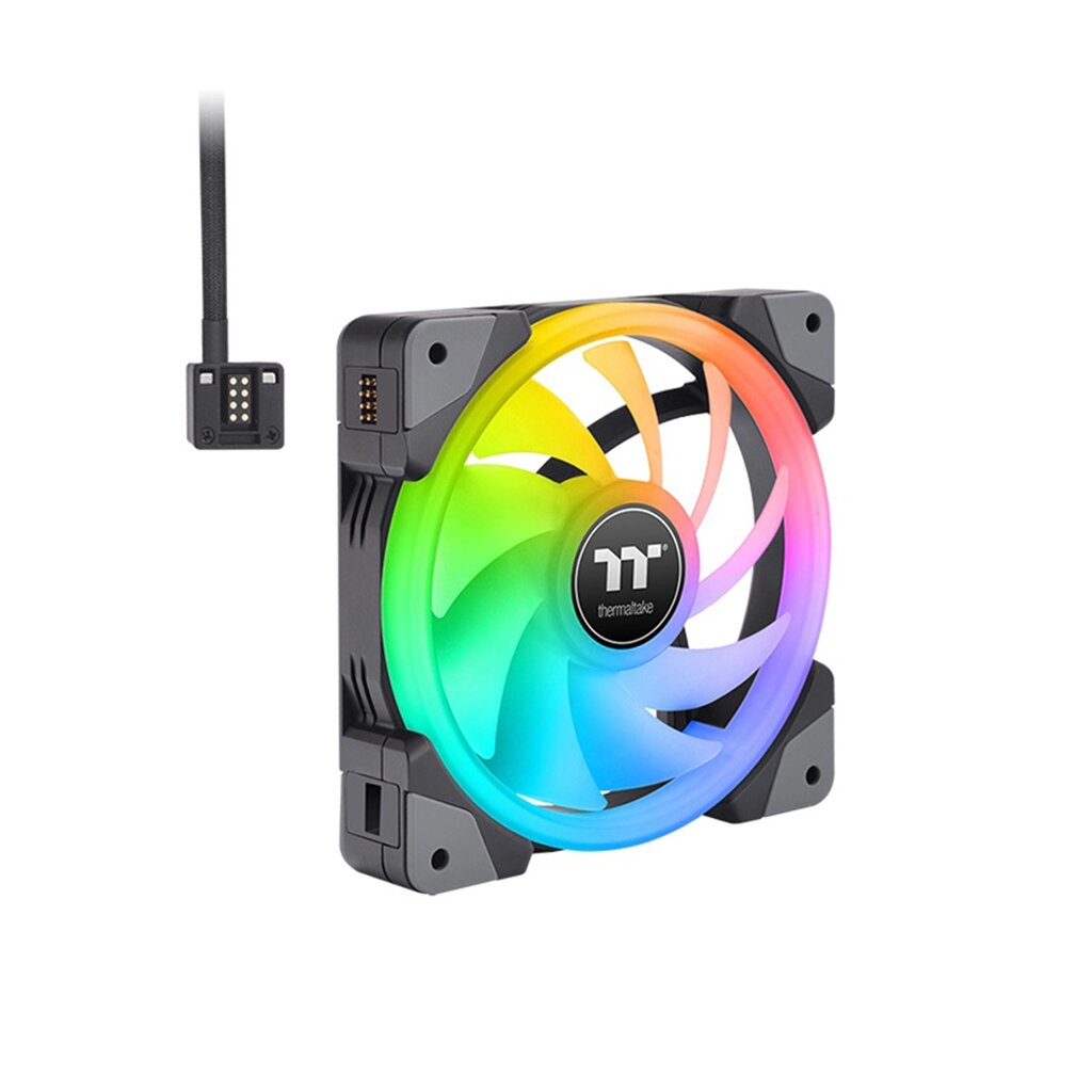 Кулер для компьютерного корпуса Thermaltake SWAFAN EX14 RGB PC Cooling Fan (3-Fan Pack) от компании icopy - фото 1