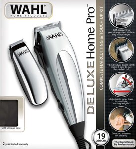 Машинка для стрижки волос Wahl HomePro DeLuxe Clipper серебро