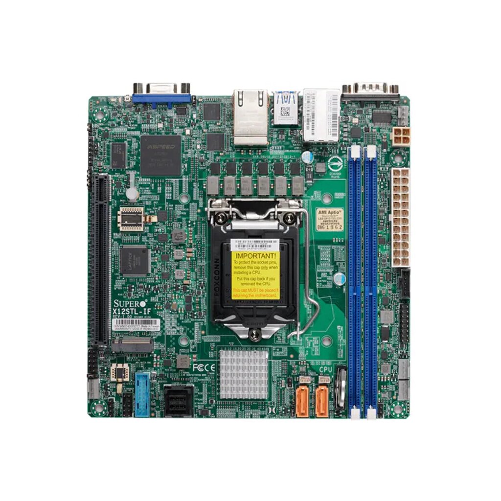 Материнская плата сервера Supermicro MBD-X12STL-IF-O от компании icopy - фото 1