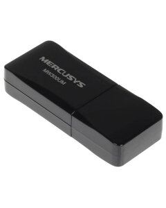 Mercusys MW300UM Беспроводной сетевой мини USB-адаптер, скорость до 300 Мбит/с