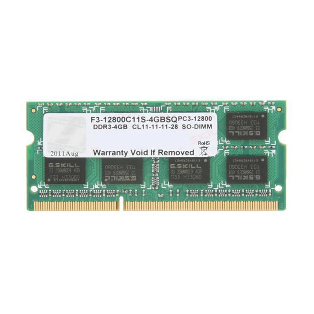 Модуль памяти для ноутбука G. SKILL F3-12800CL11S-4GBSQ DDR3 4GB от компании icopy - фото 1