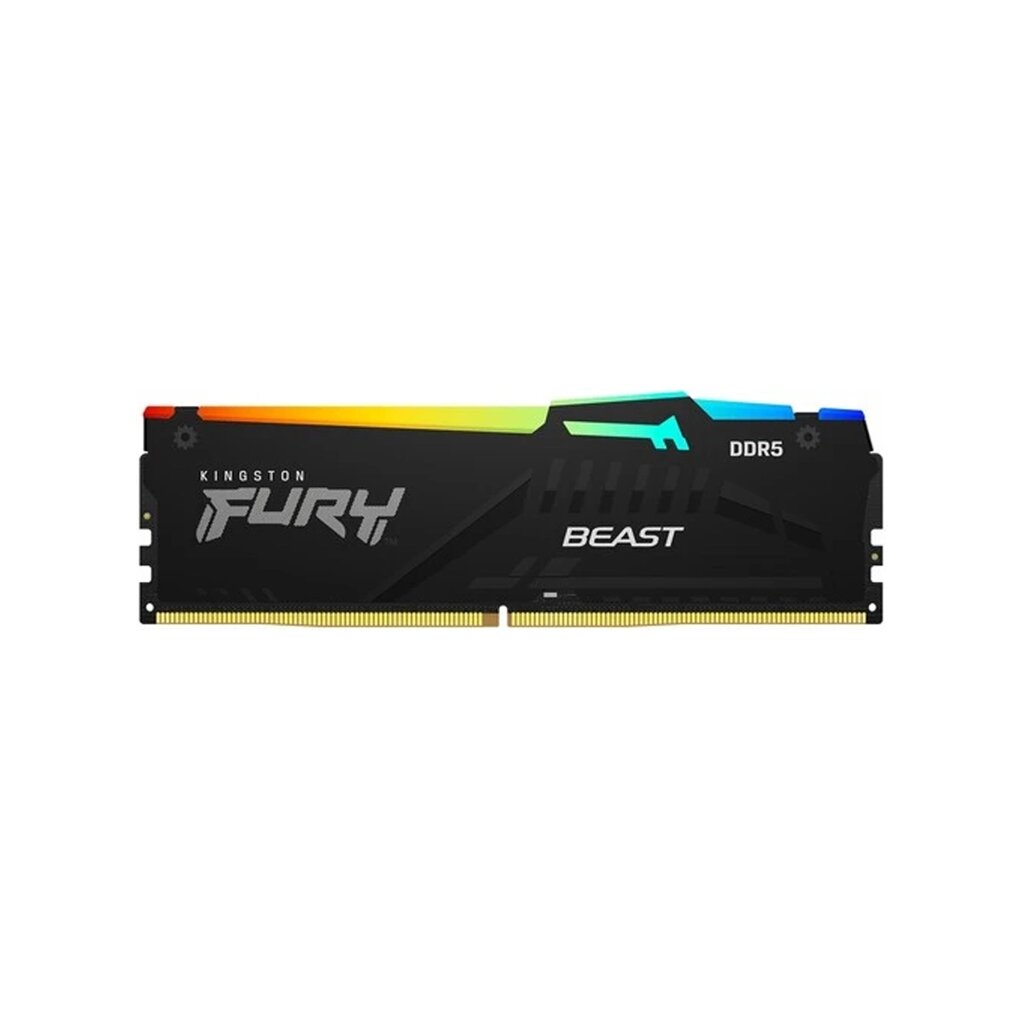 Модуль памяти Kingston FURY Beast RGB XMP KF556C40BBA-32 DDR5 32GB 5600MHz от компании icopy - фото 1