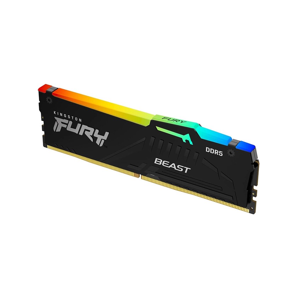 Модуль памяти Kingston FURY Beast RGB XMP KF560C40BBA-8 DDR5 8GB 6000MHz от компании icopy - фото 1