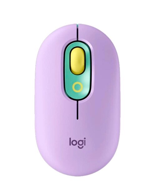 Мышь компьютерная LOGITECH Mouse wireless  Pop Mouse, COSMOS LAVENDER от компании icopy - фото 1