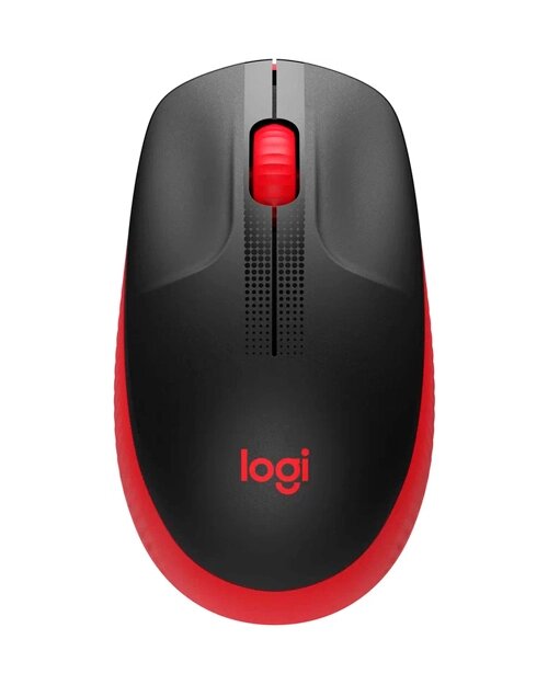 Мышь компьютерная  Mouse wireless LOGITECH M190 red-black от компании icopy - фото 1