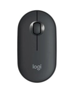 Мышь компьютерная Mouse wireless LOGITECH Pebble M350 black
