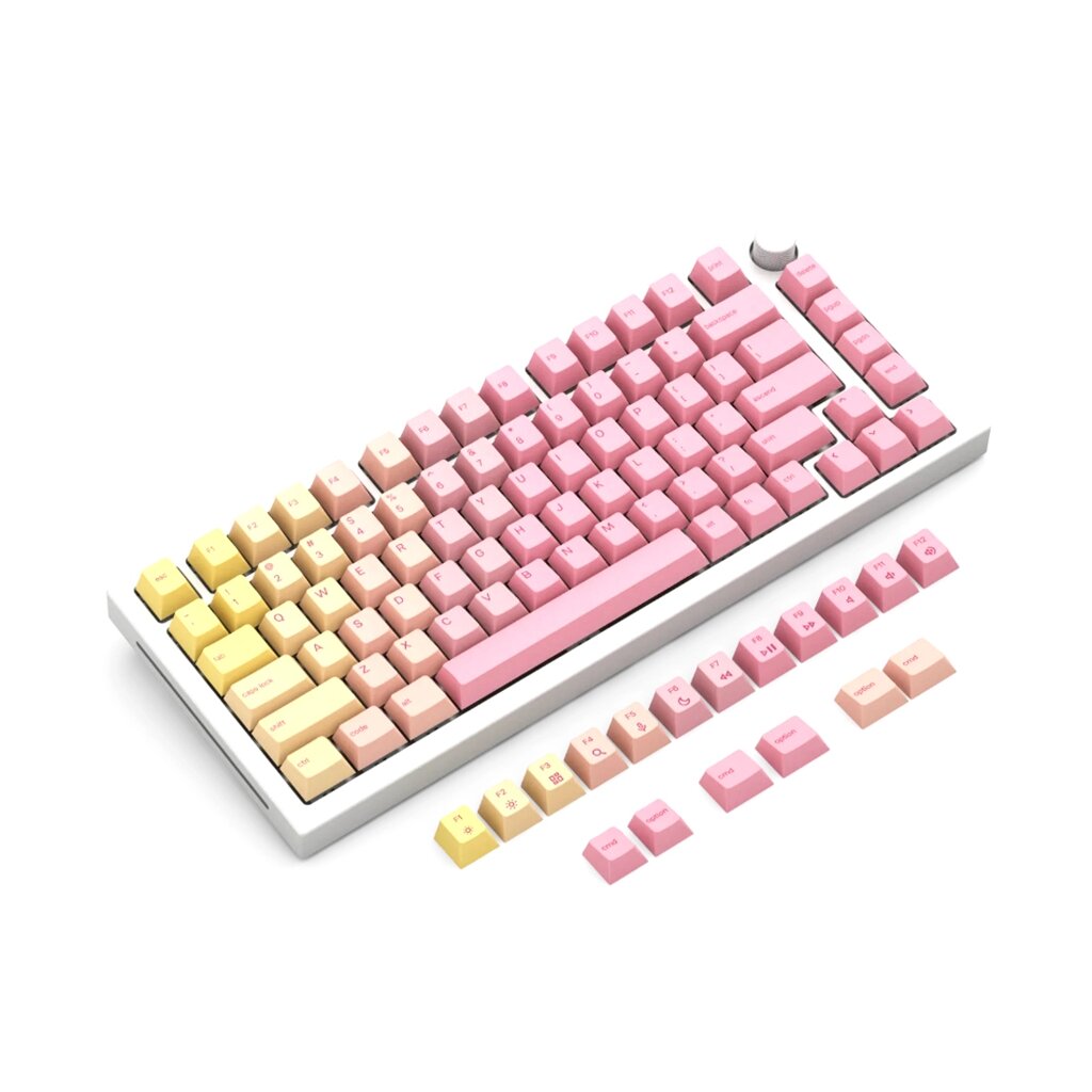 Набор кнопок на клавиатуру Glorious GPBT Keycaps Grapefruit (GLO-KC-GPBT-PG) от компании icopy - фото 1