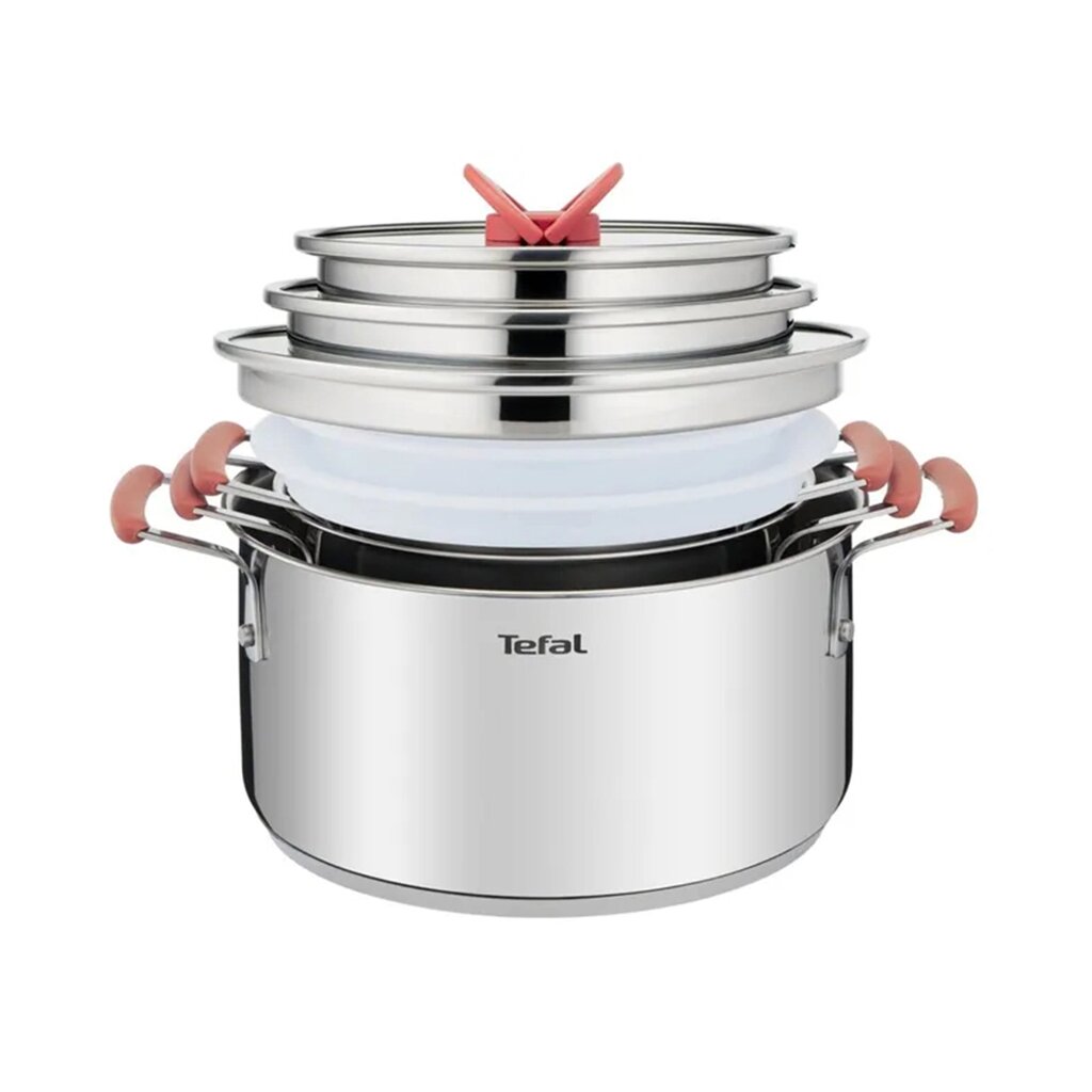 Набор посуды Tefal Opti'space SS G720SD74 13 предметов от компании icopy - фото 1