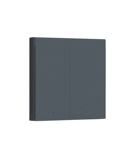 Настенный выключатель двухклавишный AQARA Smart Wall Switch H1 (No Neutral, Double Rocker, Grey) от компании icopy - фото 1