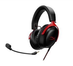 Наушники-гарнитура игровые HyperX 727A9AA Cloud III красный