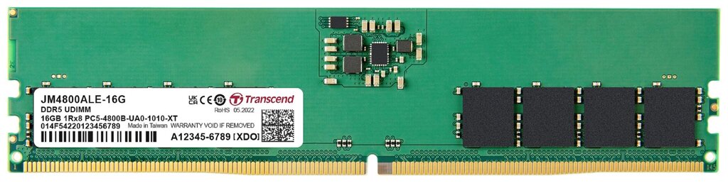 Память оперативная DDR5 Desktop Transcend  JM4800ALE-16G от компании icopy - фото 1