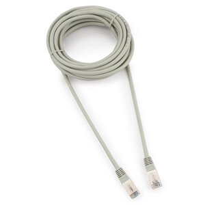 Патч-корд FTP Cablexpert PP22-5m кат. 5e, 5м, литой, многожильный (серый)