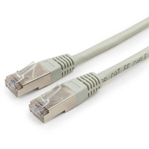 Патч-корд FTP Cablexpert PP22-7.5m кат. 5e, 7.5м, литой, многожильный (серый)