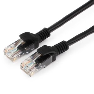 Патч-корд UTP Cablexpert, кат. 5e, 2м, чёрный