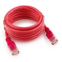 Патч-корд UTP Cablexpert PP12-2M/RO кат. 5e, 2м, литой, многожильный (розовый)