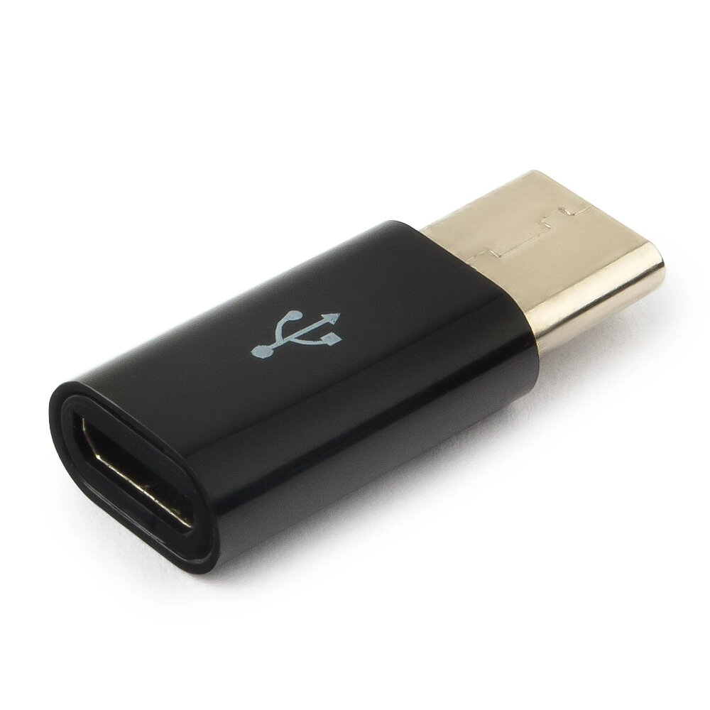 Переходник USB Cablexpert A-USB2-CMmF-01, USB Type-C (папа) - Micro USB (мама), пакет от компании icopy - фото 1