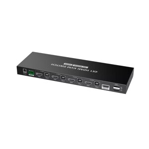 Переключатель HDMI KVM lenkeng LKV441 (4K, 4x1)