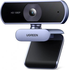 Ugreen Веб-камера Ugreen CM678 USB HD Webcam Full HD 1080p, 30 кадров, 360°, MIC