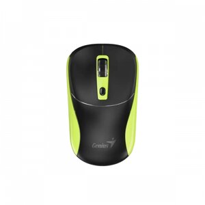 Беспроводная мышь Genius NX-7123 BLK+Green 2.4Ghz/1200dpi/Copilot/31030043403