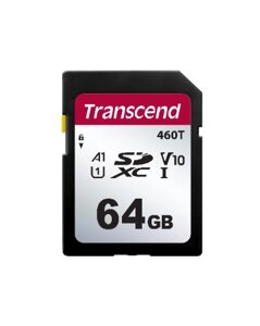 Карта памяти SD Class 10 U1 Transcend TS64GSDC460T-VS1