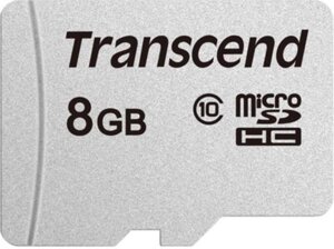 Карта памяти MicroSD 8GB Class 10 Transcend TS8GUSD300S