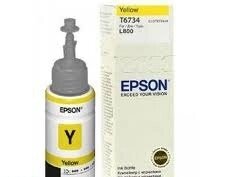 Чернила Epson C13T67344A L800/1800/810/850 желтый